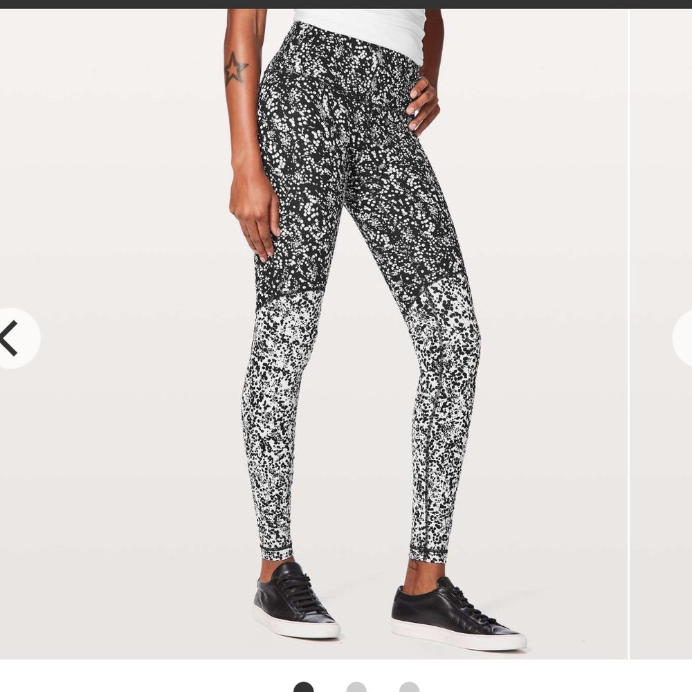 Lululemon Wunder Under Hi-Rise Tight *Blocked Full-On Luxtreme 28" EUC